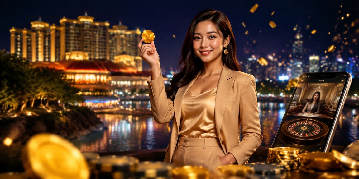 Pemain 21a di Genting Highlands menyemak odds kriket pada skrin mudah alih